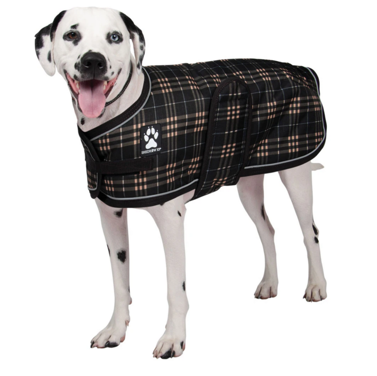 ShedrowK9 Shedrow - Glacier Brown Plaid Coat