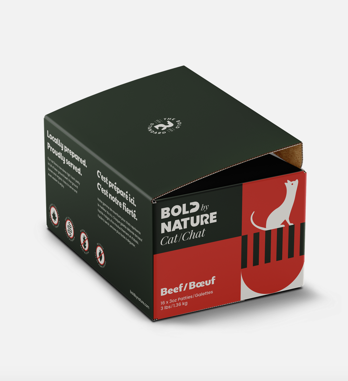 Bold by Nature Bold by Nature - CAT - Beef - 3LB