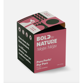 Bold by Nature Bold by Nature - Mega - Pure Pork - 4lb Box