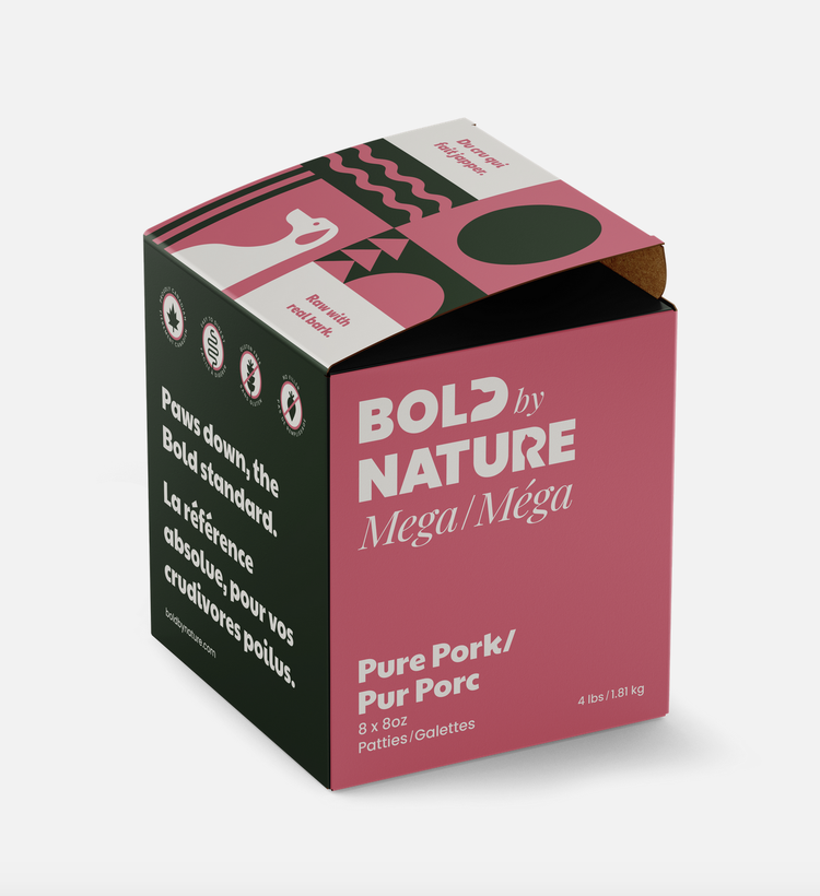 Bold by Nature Bold by Nature - Mega - Pure Pork - 4lb Box