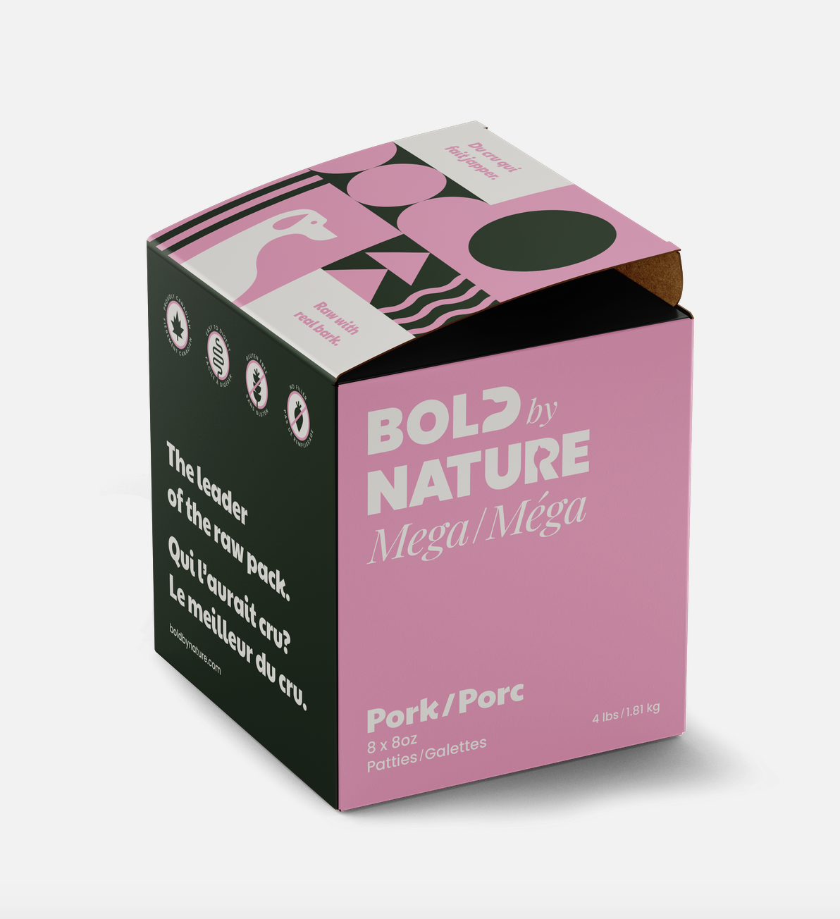 Bold by Nature Bold by Nature - Mega - Pork - 4lb Box