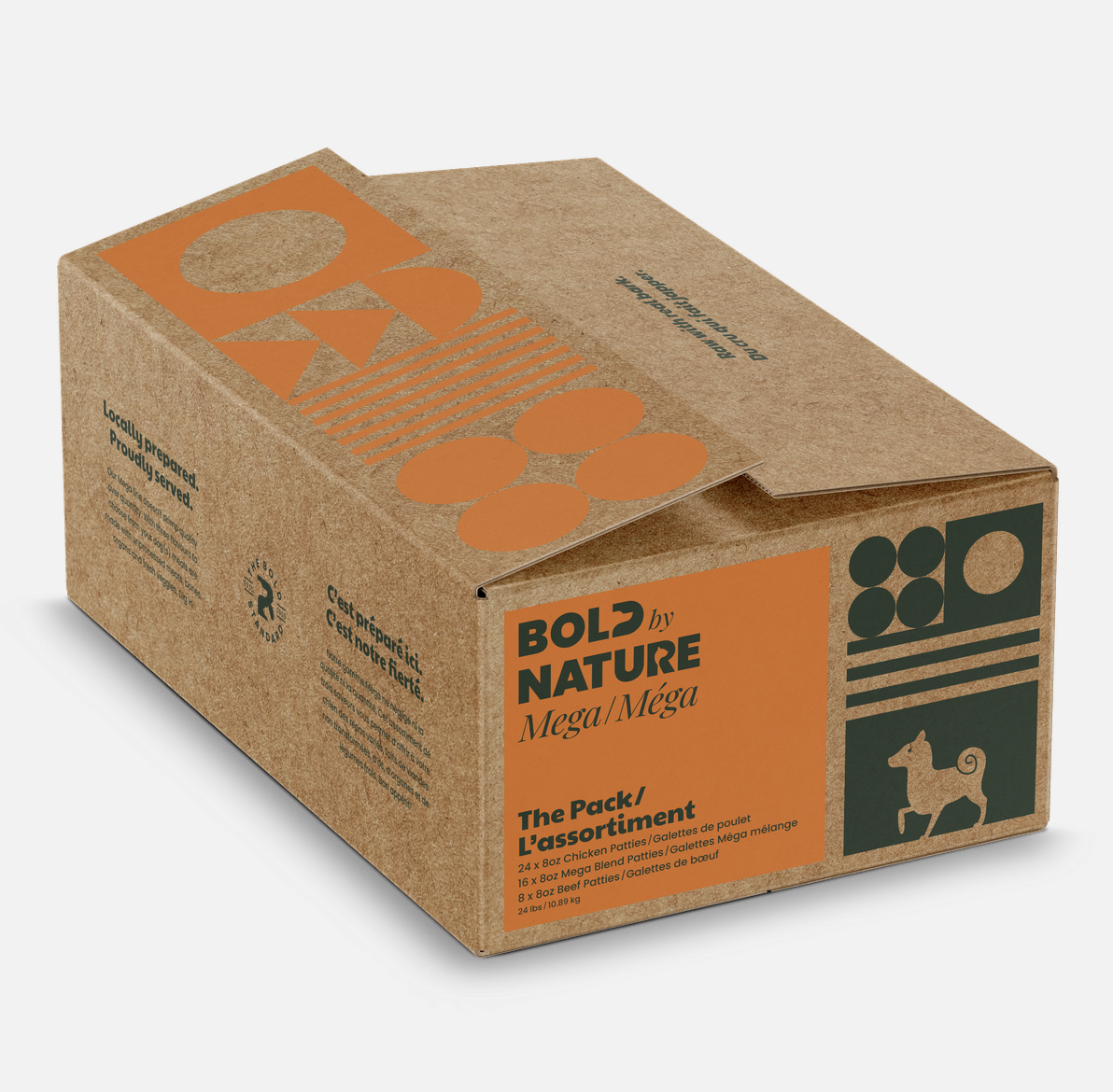 Bold by Nature Bold by Nature - Mega - Chicken/Beef Variety - 24lb