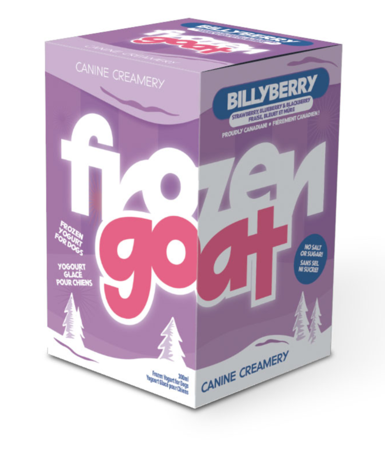 Canine Creamery Frozen Goat - Billyberry