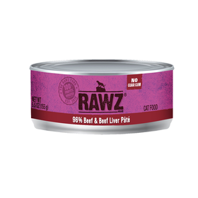 Rawz Rawz - Cat - 5.5oz Can - Beef and Beef Liver