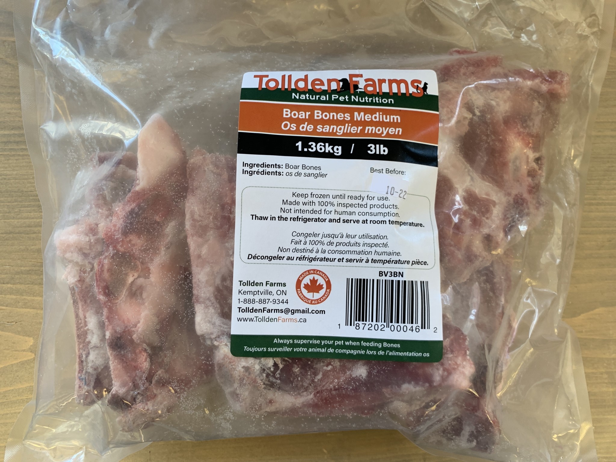 Tollden Tollden Farms - Boar Bones