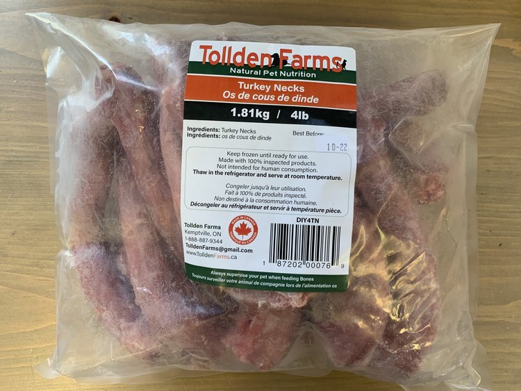 Tollden Tollden Farms - Turkey Necks 4LB