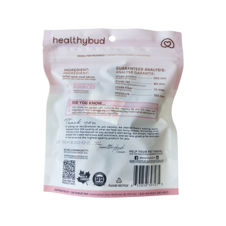 Healthybud Healthybud - Cod Skins
