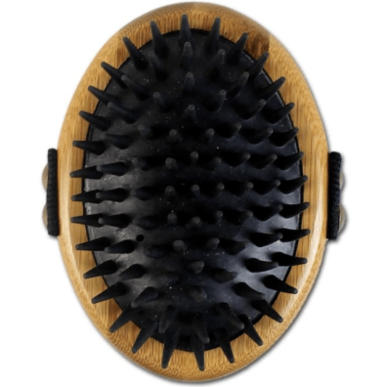 Bamboo Groom Bamboo Groom Curry Brush - Rubber Bristles