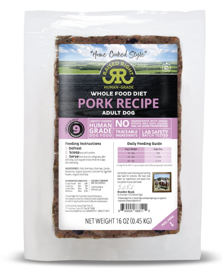 Raised Right Raised Right - Pork - 1lb