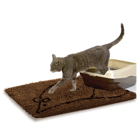 Dog Gone Smart Cat Litter Mat - 26x35 - Brown
