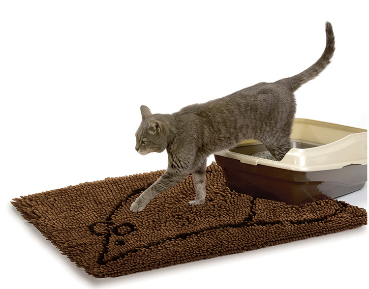 Dog Gone Smart Cat Litter Mat - 26x35 - Brown