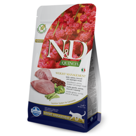 Farmina Farmina - N&D - Adult Cat - Lamb & Quinoa - Weight Management - 3.3lb