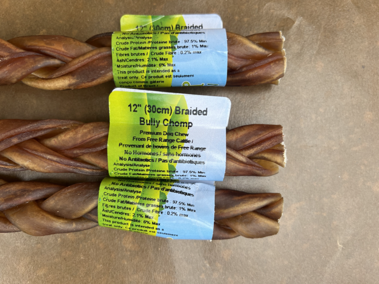 Nature's Own Nature's own - 12" Braided Bully Chomp