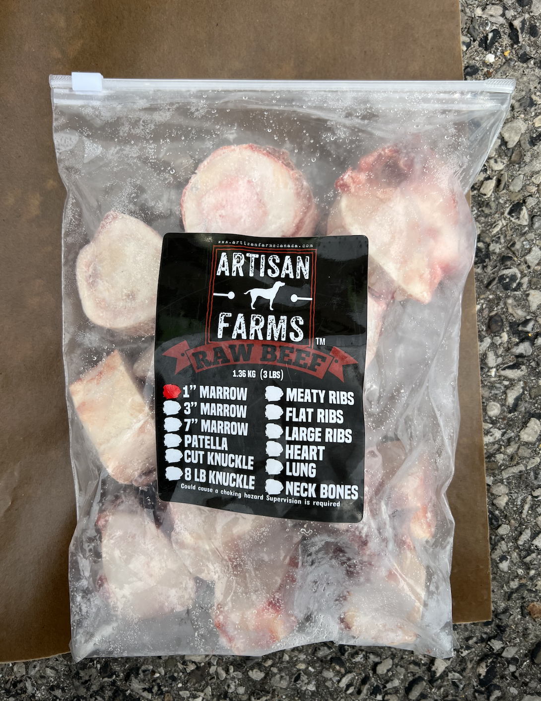 Artisan Farms Artisan Farms - Marrow Bone 3LB -