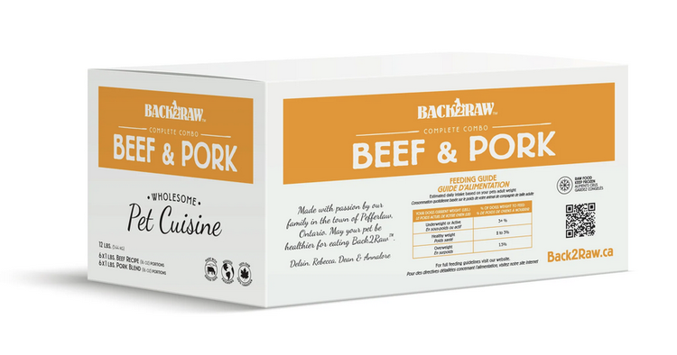 Back2Raw Back2Raw - Complete - Beef & Pork Combo 12LB