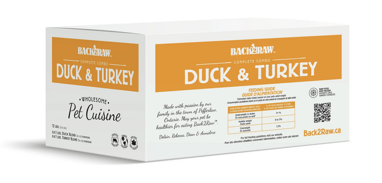 Back2Raw Back2Raw - Complete - Duck & Turkey Combo 12LB