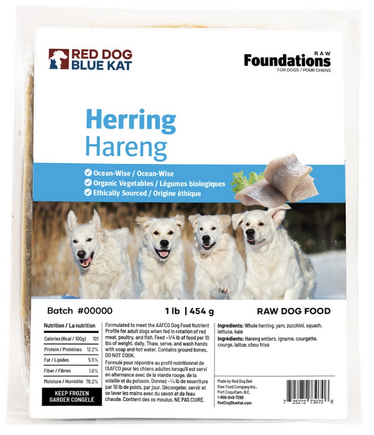Red Dog Blue Kat Red Dog Blue Kat - Foundations - Herring 1lb (4x0.25)