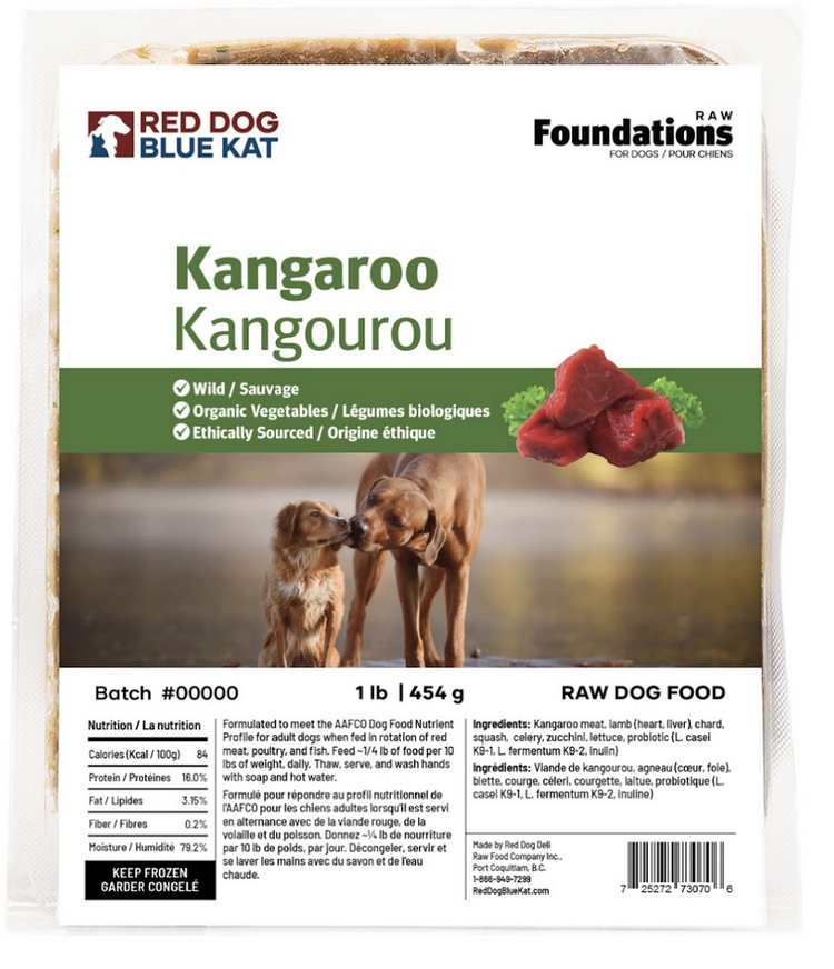 Red Dog Blue Kat Red Dog Blue Kat - Foundations - Dog - Kangaroo 1lb (4x0.25)