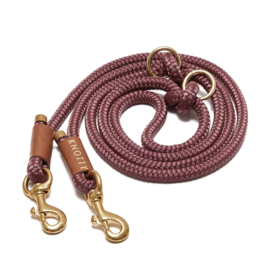 Knotty Pets Knotty Pets - Hands Free Rope Leash - Merlot