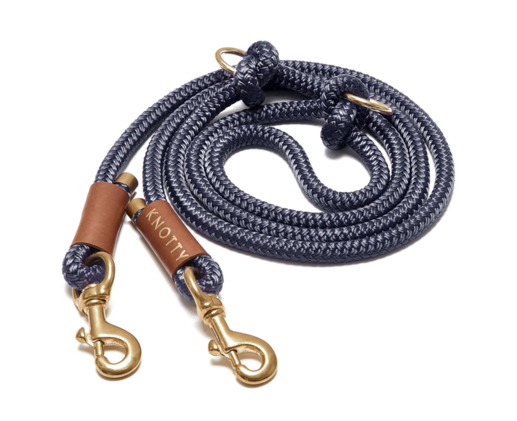 Knotty Pets Knotty Pets - Hands Free Rope Leash - Midnight Blue