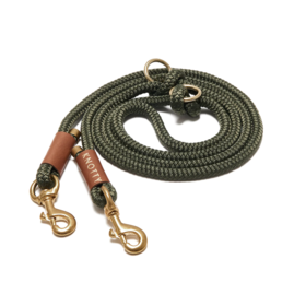 Knotty Pets Knotty Pets - Hands Free Rope Leash - Olive