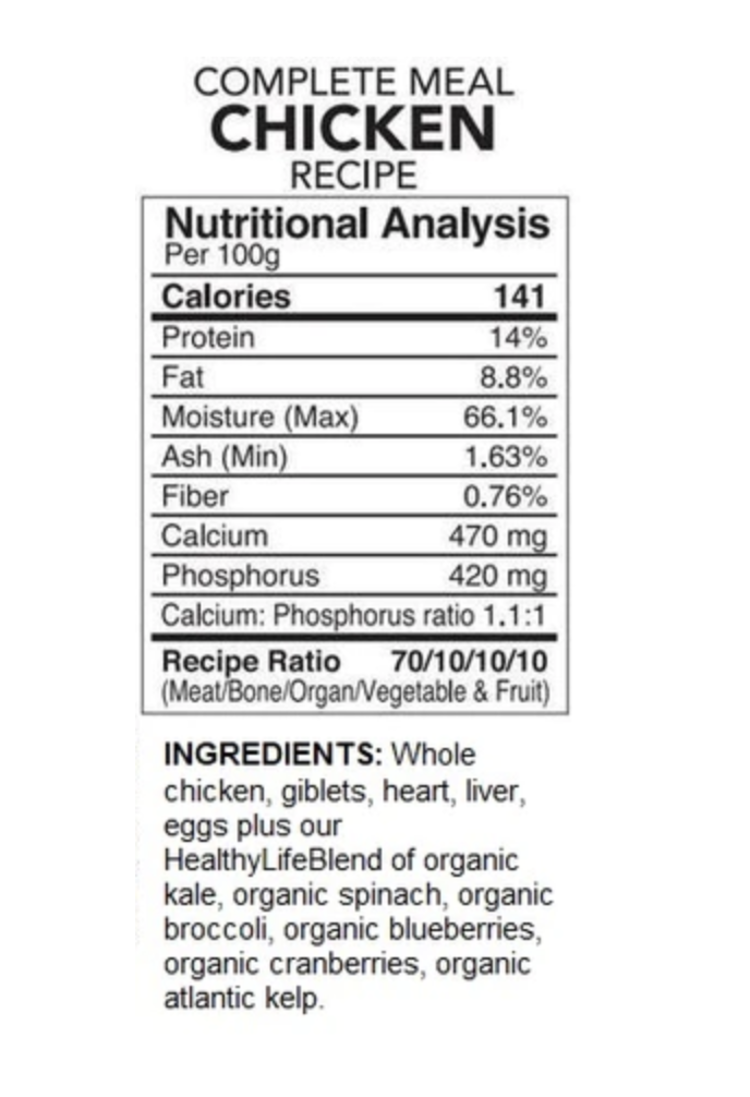 Back2Raw Back2Raw - Complete - Chicken 4LB