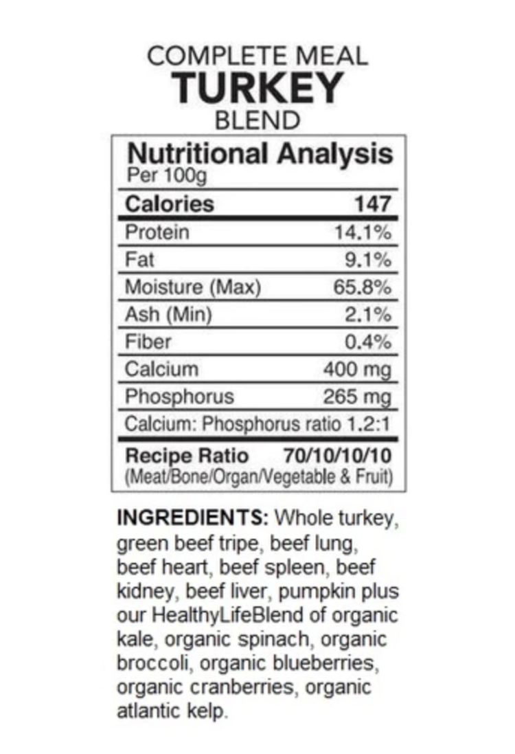 Back2Raw Back2Raw - Complete - Turkey Blend 4LB