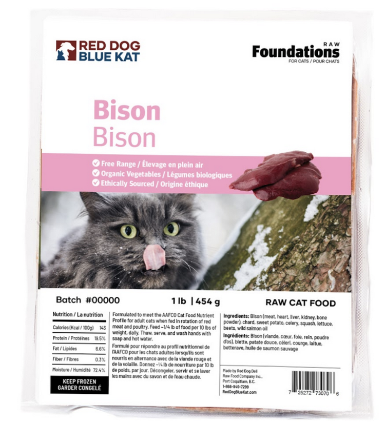 Red Dog Blue Kat Red Dog Blue Kat - Foundations CAT -  Bison 1lb (4x0.25)