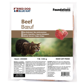 Red Dog Blue Kat Red Dog Blue Kat - Foundations CAT - Beef 1lb (4x0.25)