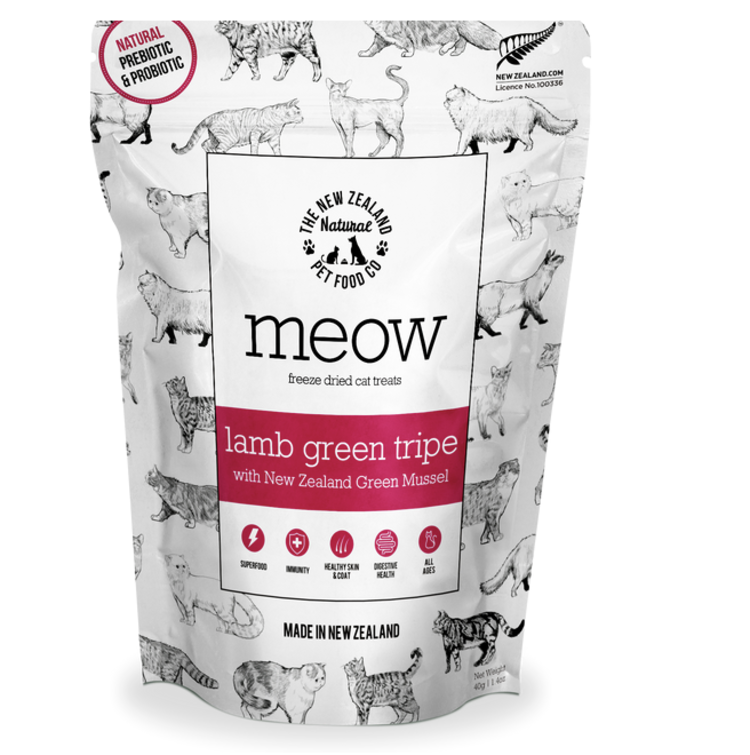 Meow Meow - Lamb Green Tripe w/ Green Mussels