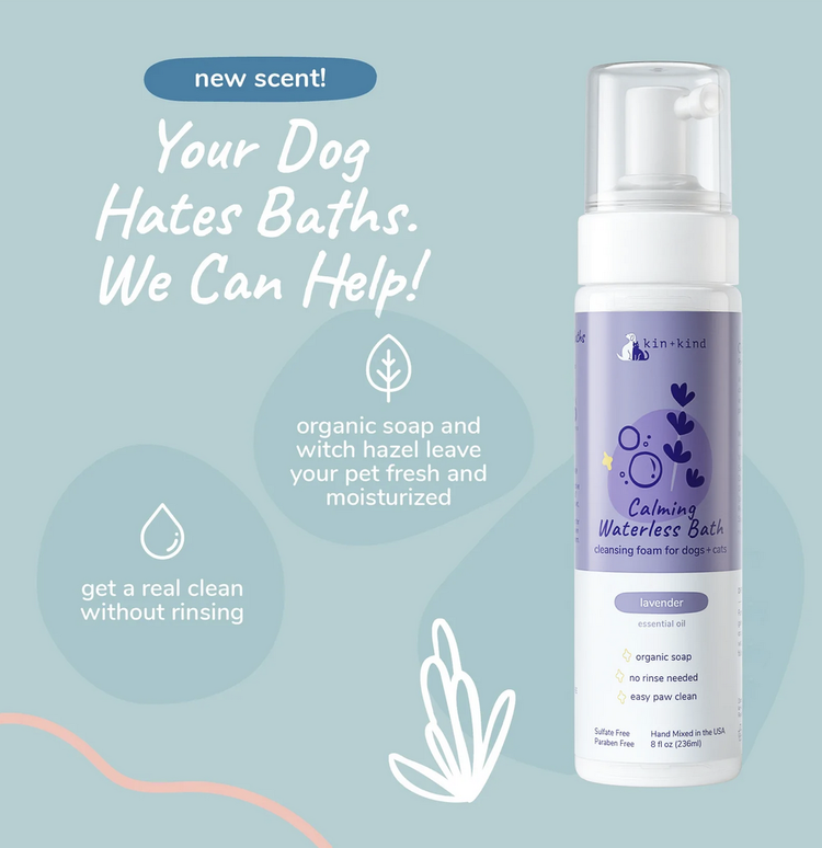 Kin + Kind Kin + Kind - Waterless Bath - Lavender Calm