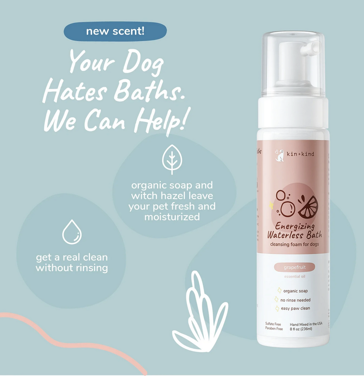 Kin + Kind Kin + Kind - Waterless Bath - Grapefruit