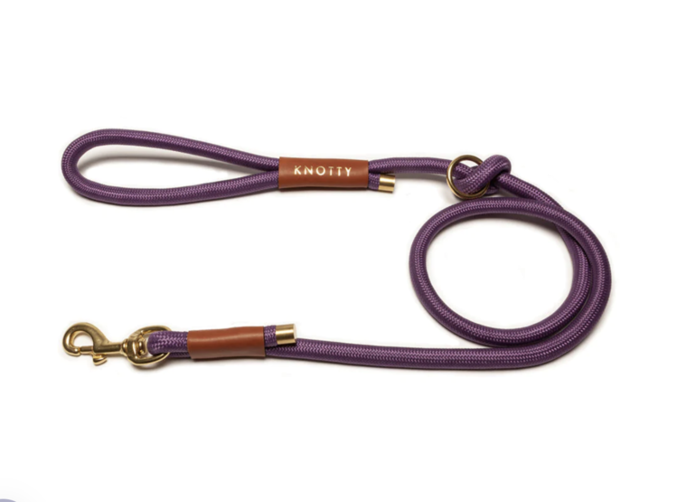 Knotty Pets Knotty Pets - 6' Rope Leash - Grape