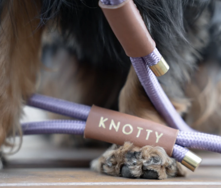 Knotty Pets Knotty Pets - 6' Rope Leash - Grape