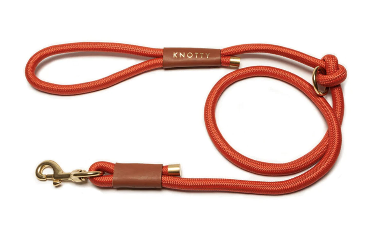 Knotty Pets 6 Rope Leash Peach