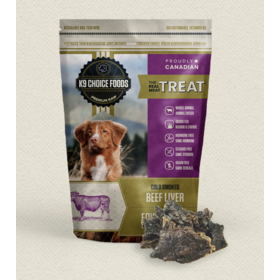 k9 choice K9 Choice - Cold Smoked Beef Liver