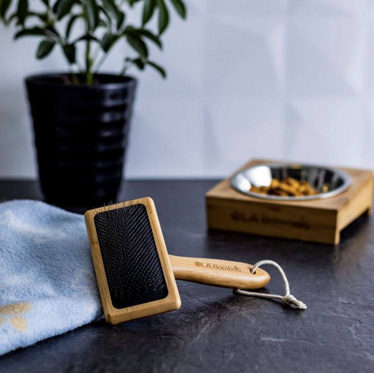 OLA Bamboo Ola Bamboo - Bamboo Pet Brush