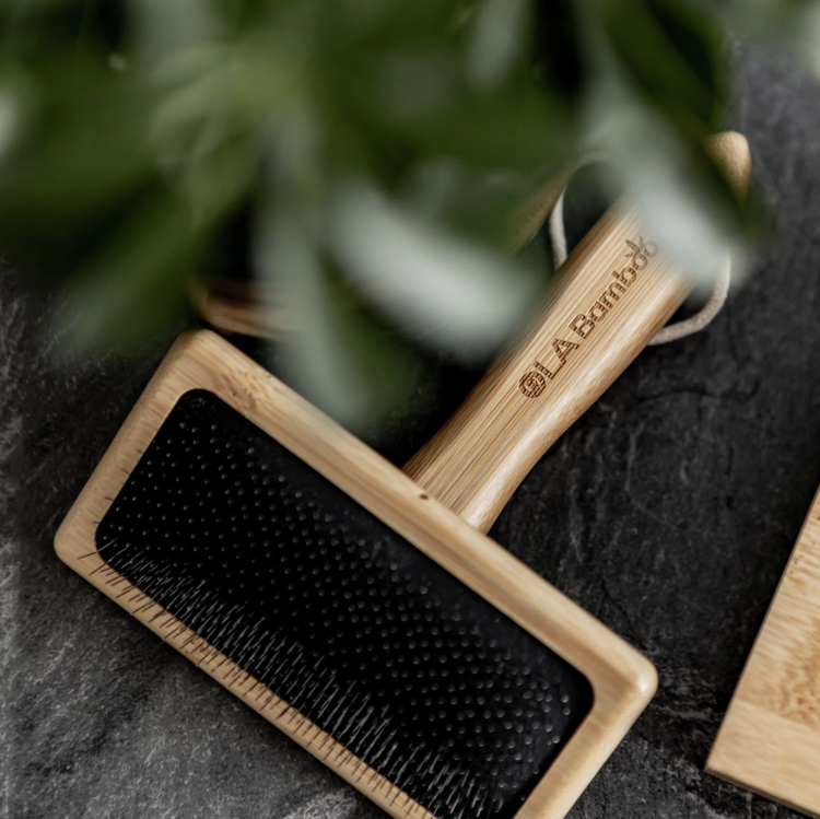 OLA Bamboo Ola Bamboo - Bamboo Pet Brush