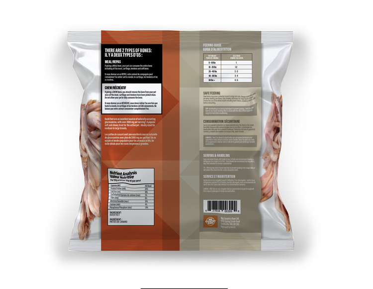 BCR BCR - Duck Feet - 1lb