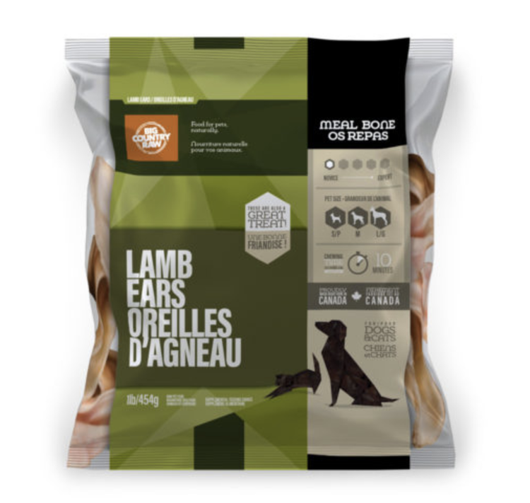 BCR BCR - Frozen Lamb Ears - 1lb