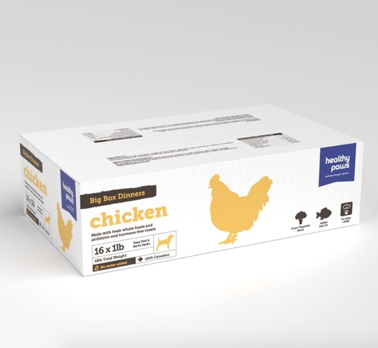 Healthy Paws Healthy Paws - Big Box - Chicken - 16lb