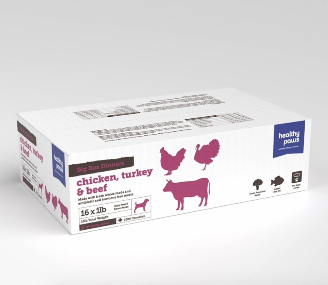 Healthy Paws Healthy Paws - Big Box - Variety - 16lb