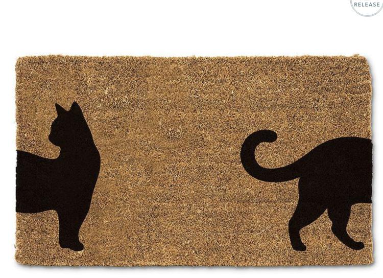 Abbott Coming & Going Cat Doormat 18" X 30"