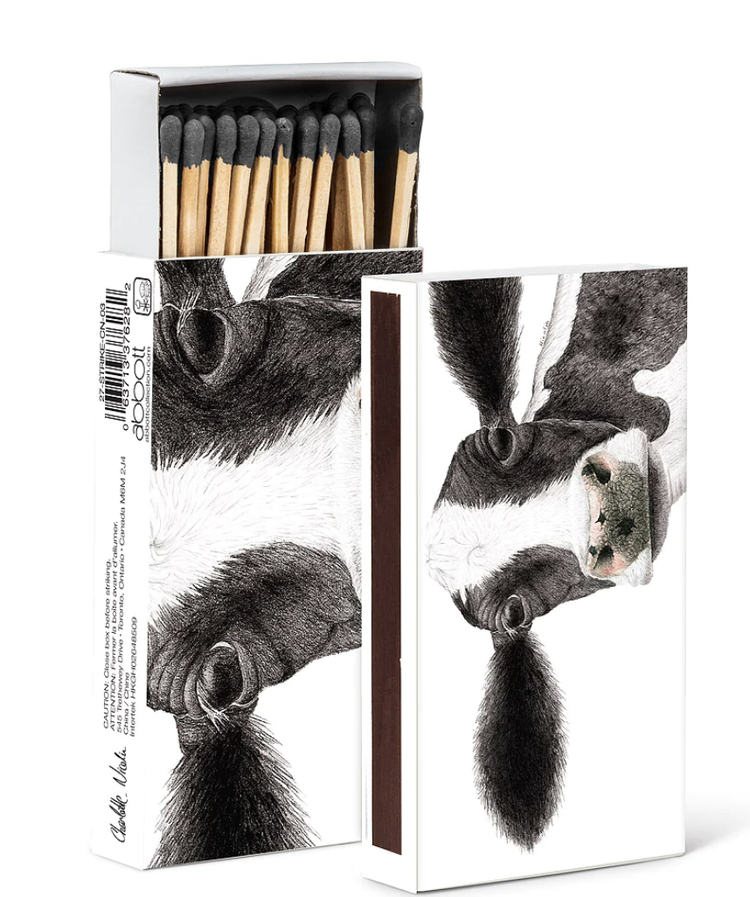 Abbott Matches - Rosa Cow  - 45 Sticks