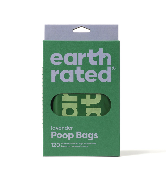 Earth Rated Earth Rated - Poop Bags with Handle - 120  - Lavender