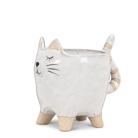 Abbott Planter - Small Cat with Tail
