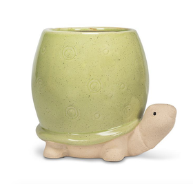 Abbott Planter - Tall Green Turtle