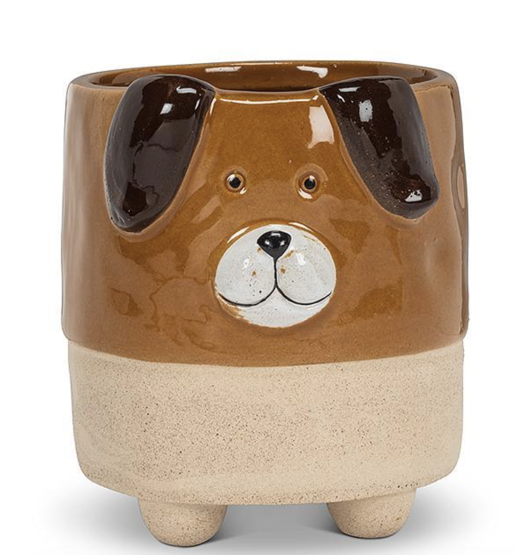 Abbott Planter - Large Dog on Legs