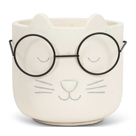 Abbott Planter - Large Cat Face