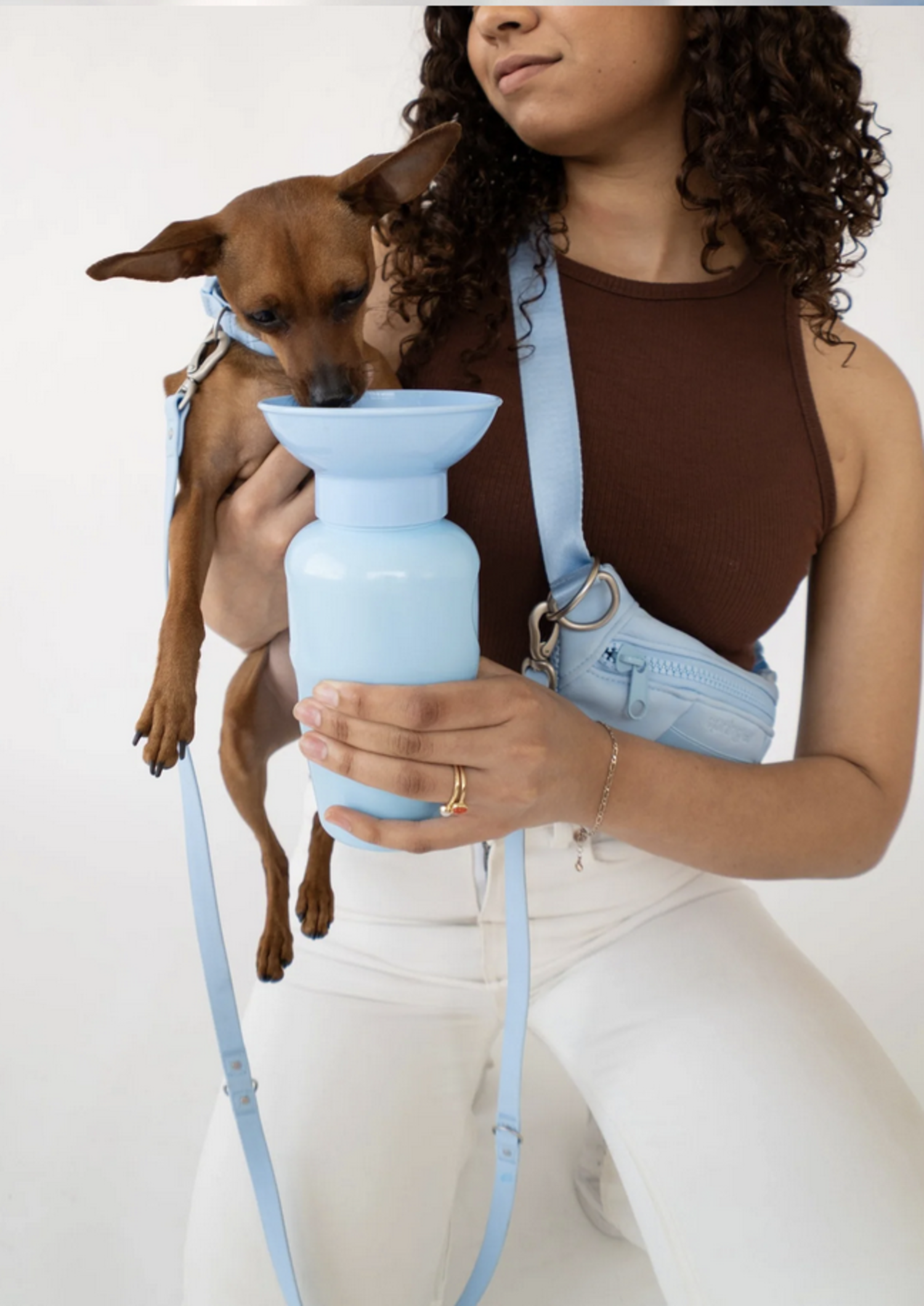 SKY water bottle in blue